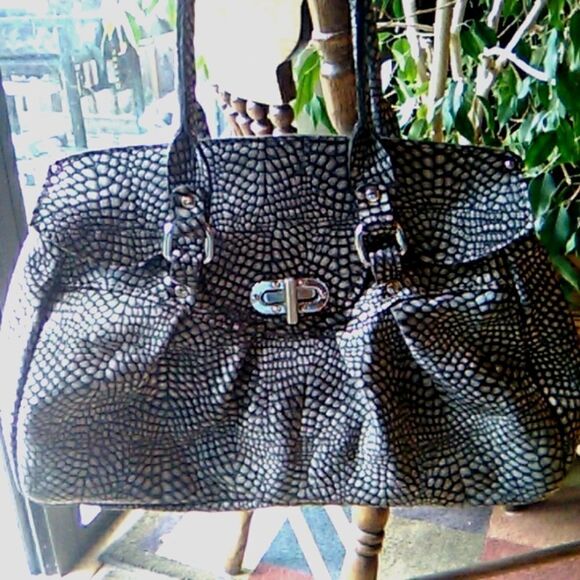 Vin Baker Reptile Embossed Satchel - Picture 11 of 11